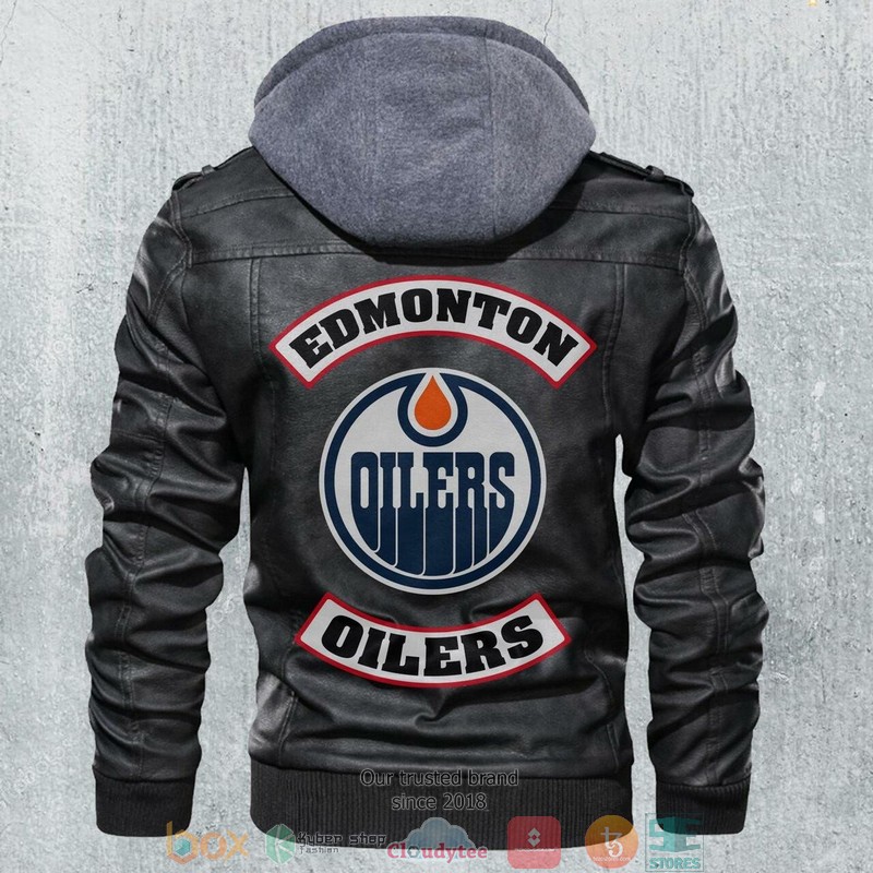 Edmonton Oilers NHL Hockey Leather Jacket