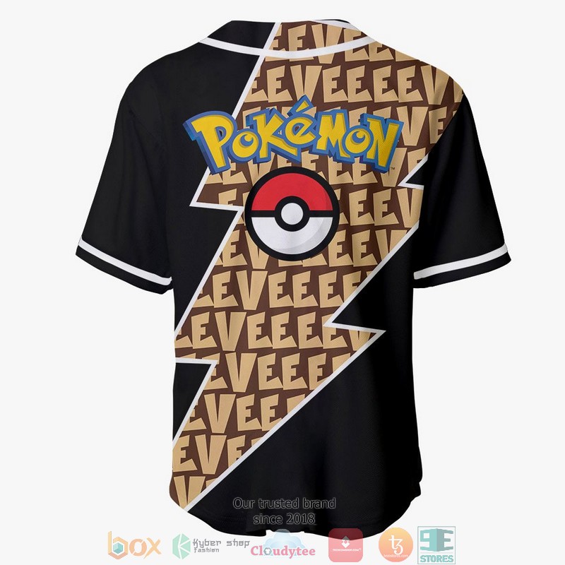 Eevee Pokemon Baseball Jersey Shirt 3 Eevee Pokemon Baseball Jersey Shirt 1 2