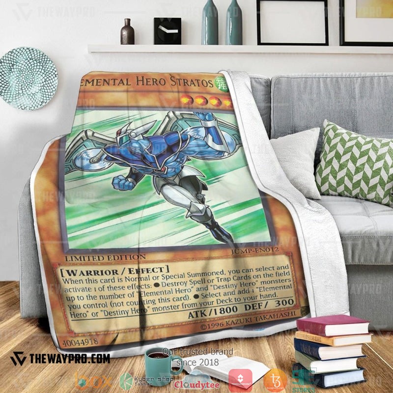 Elemental Hero Stratos Soft Blanklet 2 Elemental Hero Stratos Soft Blanklet 1