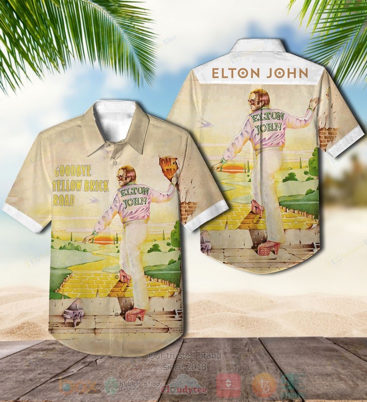 NEW Elton John Goodbye Yellow Brick Road Album Hawaiian shirt 1 Elton John Goodbye Yellow Brick Road Hawaiian shirt