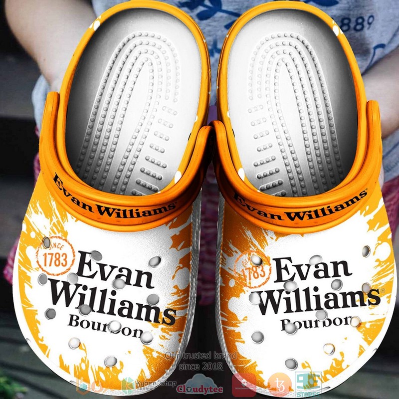 Evan Williams Bourbon Drinking Crocband Clog Shoes
