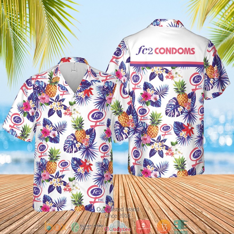 FC2 Condoms tropical Hawaian Summer Outfit
