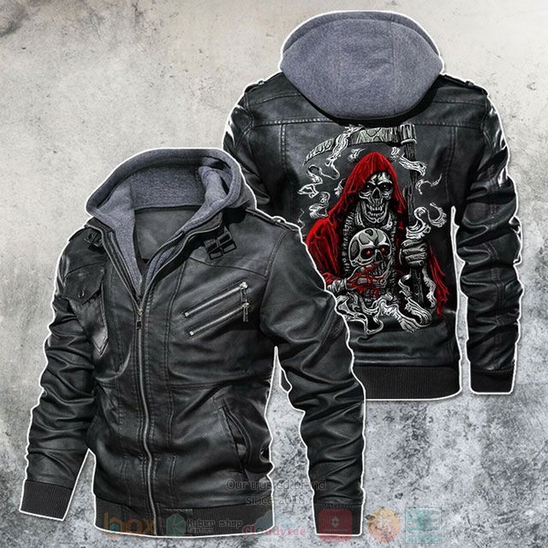 Fear The Death Motorcycle Leather Jacket