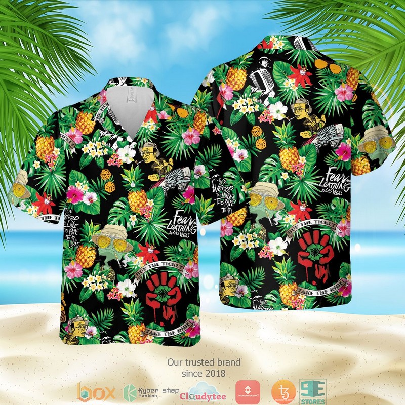 Fear and Loathing in Las Vegas Black Hawaian Summer Outfit 2 Fear and Loathing in Las Vegas Black Hawaian Summer Outfit 1