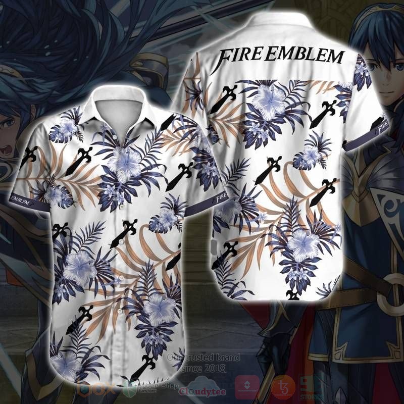 BEST Fire Emblem All Over Print Aloha Shirt 1 Fire Emblem Short Sleeve Hawaiian Shirt
