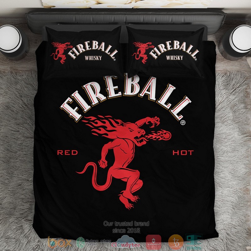 Fireball Cinnamon Whisky Drinking Bedding Set