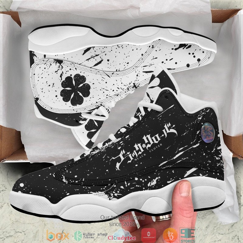 Five-Leaf Clover Air Jordan 13 Sneaker 3 Five Leaf Clover Air Jordan 13 Sneaker 1 2