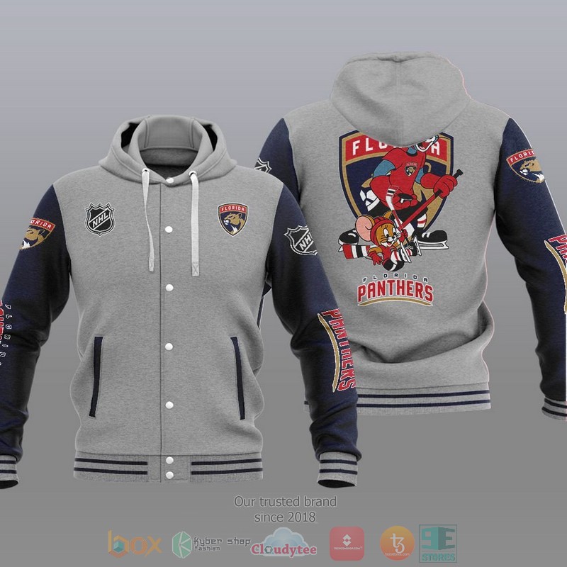 Florida Panthers NHL Tom And Jerry Baseball Hoodie Jacket 1