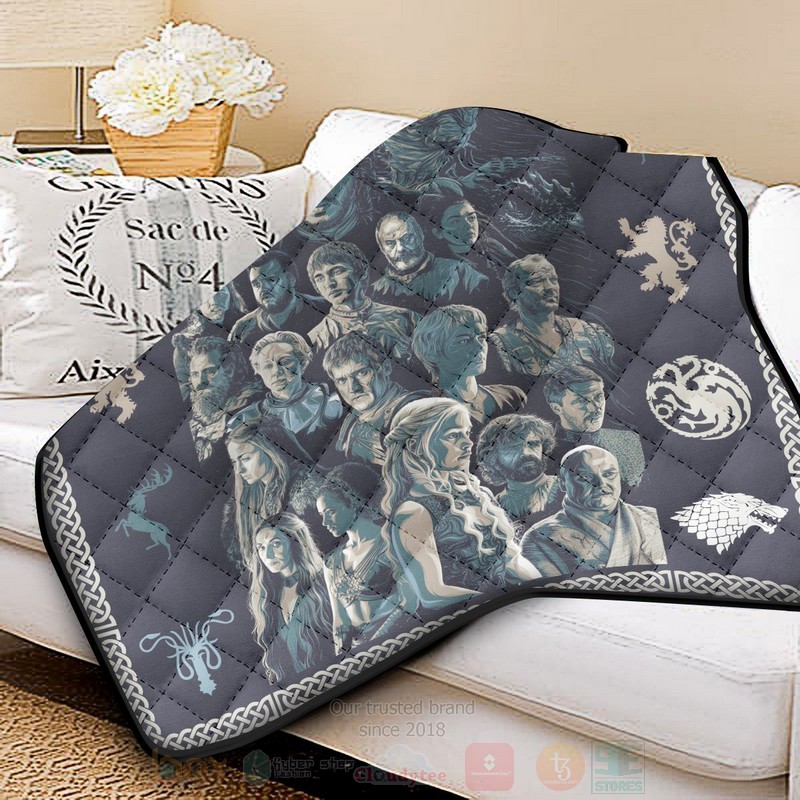 BEST For The Throne Game of Thrones Quilted Fabric 2 For The Throne Game of Thrones Quilt 1