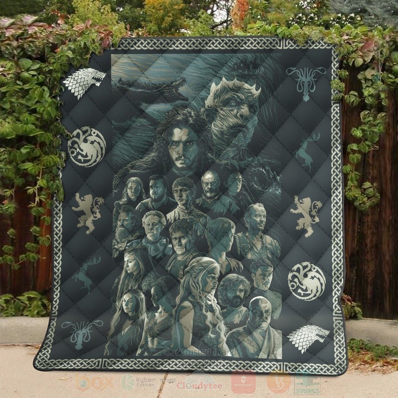 BEST For The Throne Game of Thrones Quilted Fabric 4 For The Throne Game of Thrones Quilt 1 2 3
