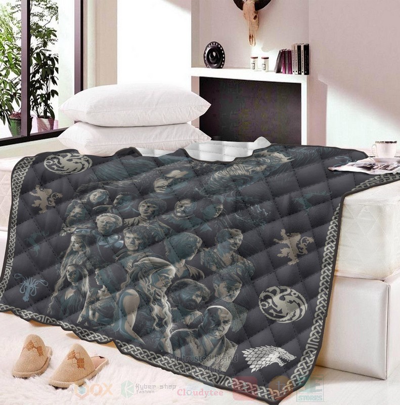 BEST For The Throne Game of Thrones Quilted Fabric 5 For The Throne Game of Thrones Quilt 1 2 3 4