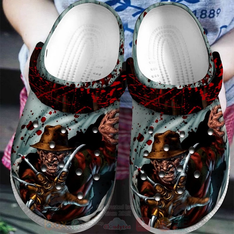 Freddy Krueger Halloween Crocband Crocs Clog Shoes