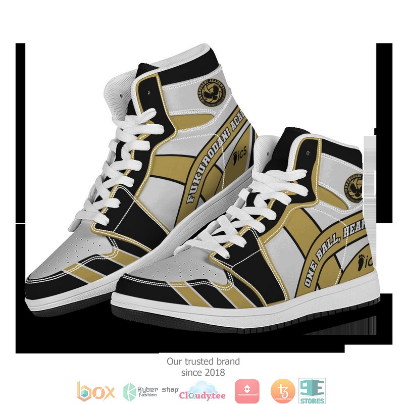 Fukurodani Ball Heart Soul Air Jordan High Top Sneaker 1 2 3