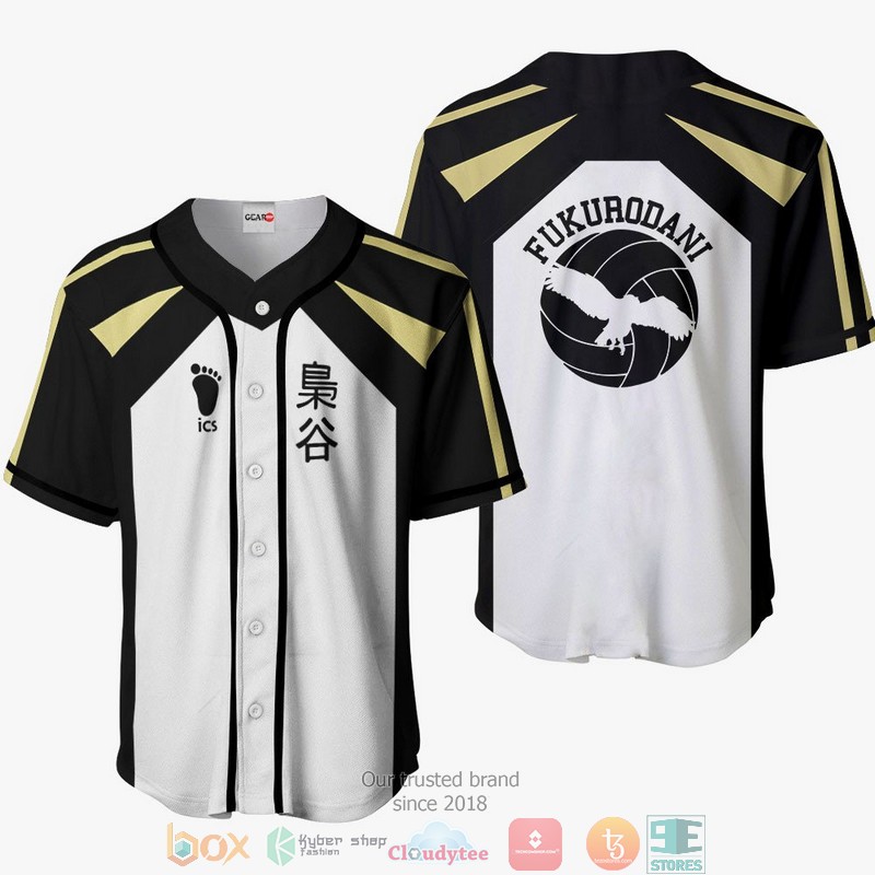 Fukurodani Haikyuu Baseball Jersey Shirt