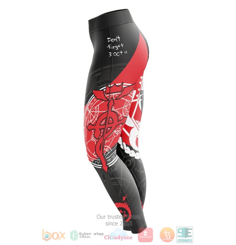 NEW Fullmetal Alchemist Unisex Leggings Tights 4 Fullmetal Alchemist Unisex Leggings 1 2 3