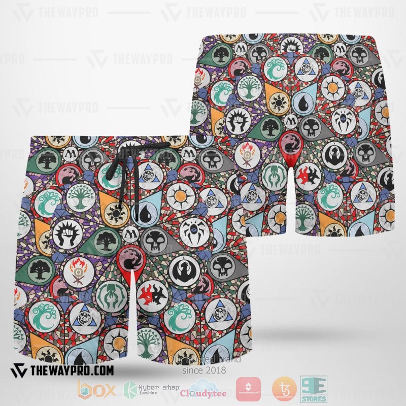 NEW Magic The Gathering Beach Shorts 3 Game Magic The Gathering Beach Shorts 1 2