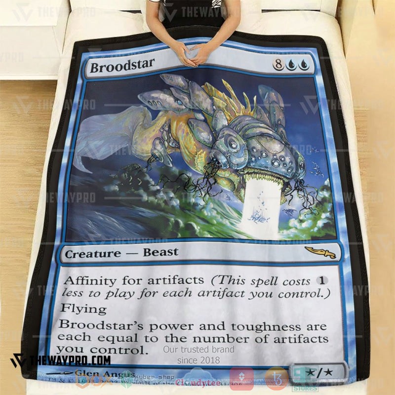 Game Magic The Gathering Broodstar Soft Blanket 1