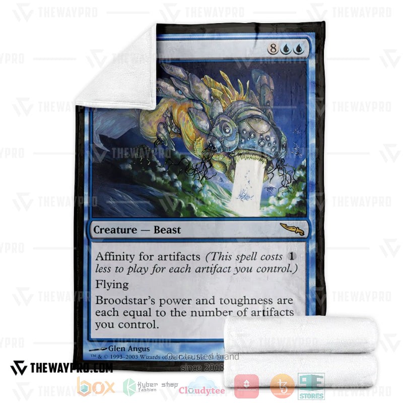 NEW Magic The Gathering Broodstar Soft Blanket 3 Game Magic The Gathering Broodstar Soft Blanket 1 2