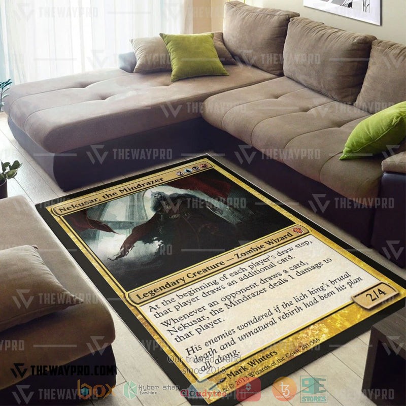 Game Magic The Gathering Nekusar The Mindrazer Rug 1