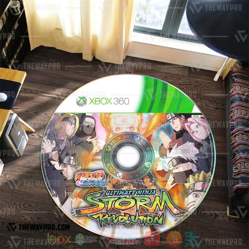 Game Naruto Ultimate Revolution Round Carpet