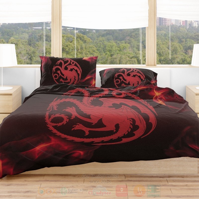 Game of Thrones House Targaryen Game of Thrones Bedding Set 1