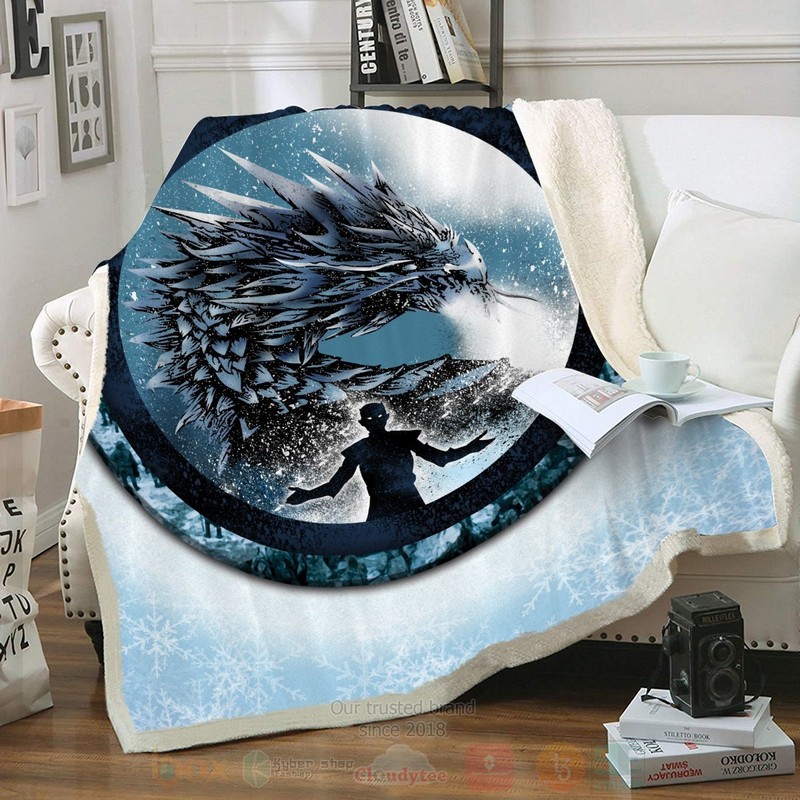 Game of Thrones Winter is Here Custom Throw Blanket