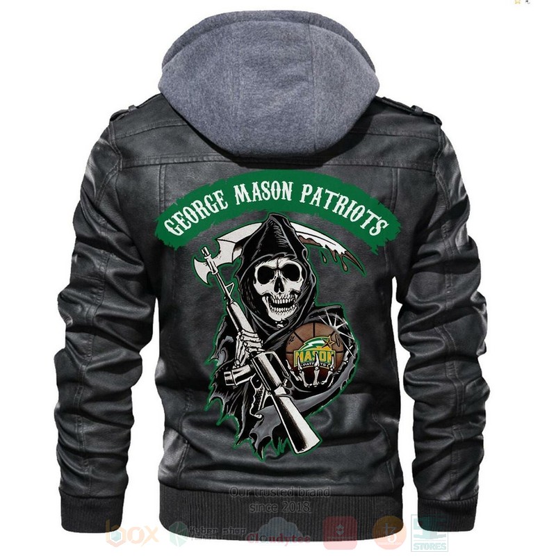 George Mason Patriots NCAA Basketball Sons of Anarchy Blacks Leather Jacket