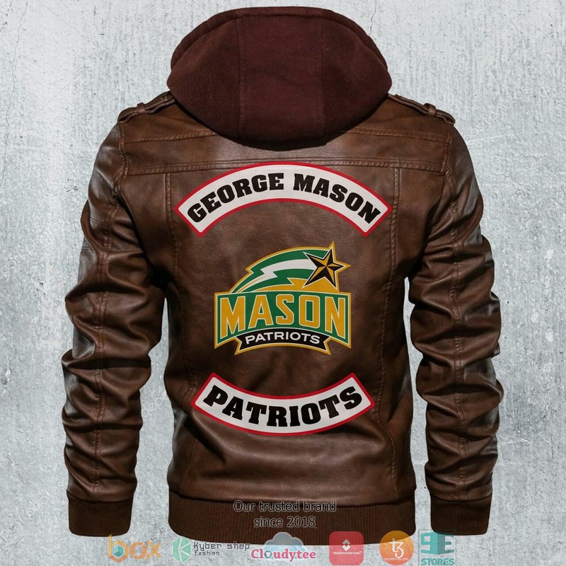 George Mason Patriots NCAA Football Motorcycle Leather Jacket