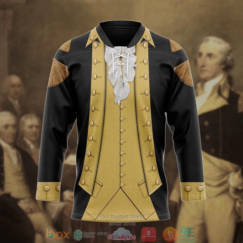 George Washington Hockey Jersey Shirt 3 George Washington Hockey Jersey Shirt 1 2