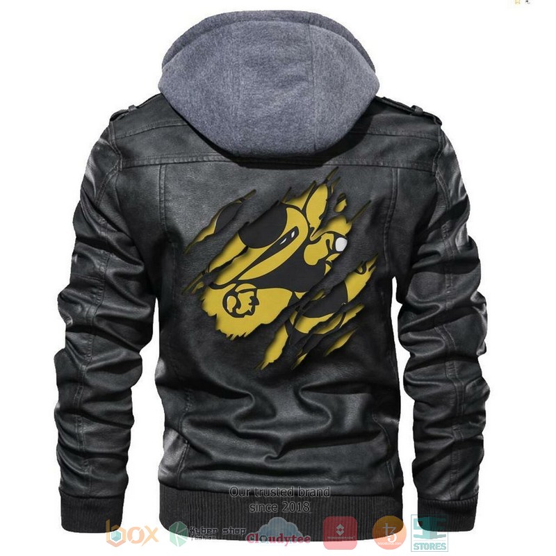Georgia Tech Yellow NCAA Football Leather Jacket 1 2 3 4 5