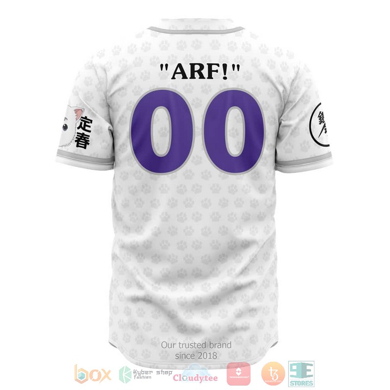 HOT Gintoki And Sadaharu Gintama Baseball Shirt 2 Gintoki And Sadaharu Gintama Baseball Jersey 1