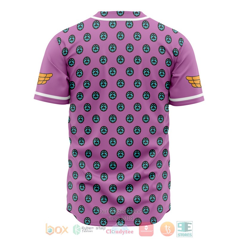 HOT Giorno Giovanna Anime Jojos Bizarre Adventure Baseball Shirt 2 Giorno Giovanna Anime Jojos Bizarre Adventure Baseball Jersey 1