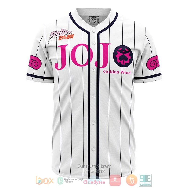Giorno Giovanna Golden Wind Jojos Bizarre Adventure Baseball Jersey