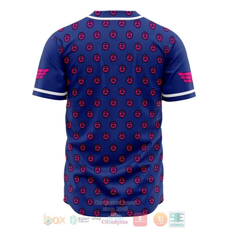 HOT Giorno Giovanna Manga Jojos Bizarre Adventure Baseball Shirt 2 Giorno Giovanna Manga Jojos Bizarre Adventure Baseball Jersey 1