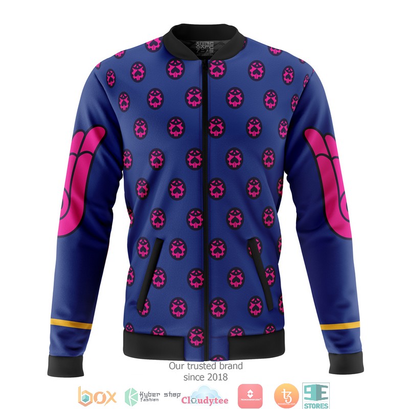 Giorno Giovanna Manga Jojos Bizarre Adventure Quilted Bomber Jacket 6 Giorno Giovanna Manga Jojos Bizarre Adventure Quilted Bomber Jacket