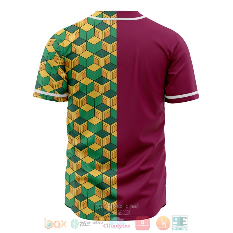 HOT Giyu Tomioka Demon Slayer Baseball Shirt 2 Giyu Tomioka Demon Slayer Baseball Jersey 1