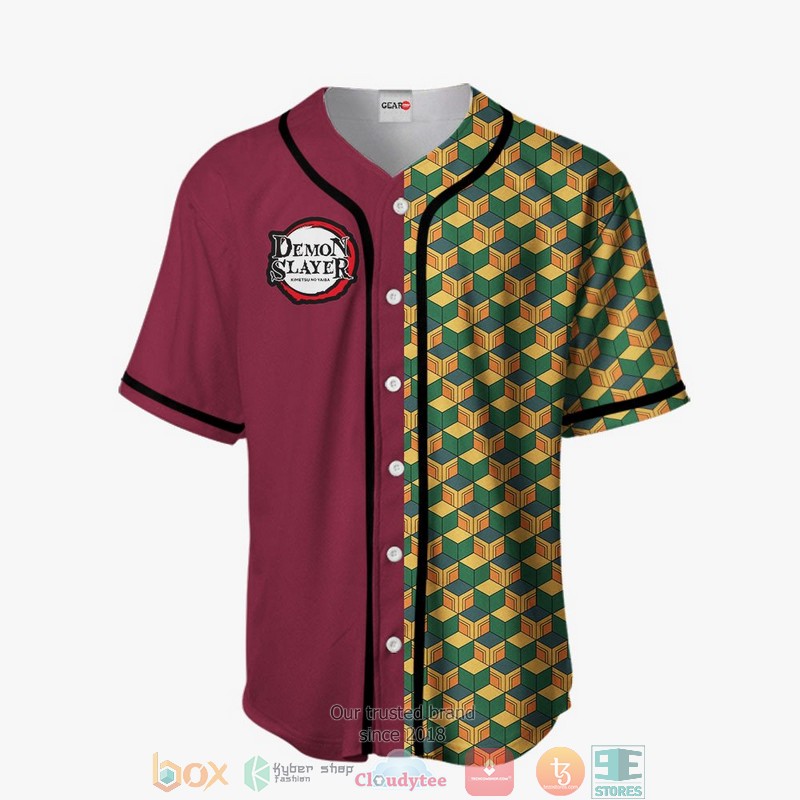 Giyu Tomioka Demon Slayer Baseball Jersey Shirt 2 Giyu Tomioka Demon Slayer Baseball Jersey Shirt 1