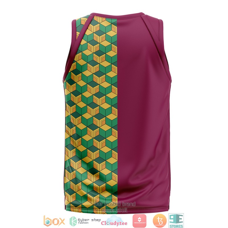 Giyu Tomioka Demon Slayer Basketball Jersey 2 Giyu Tomioka Demon Slayer Basketball Jersey 1