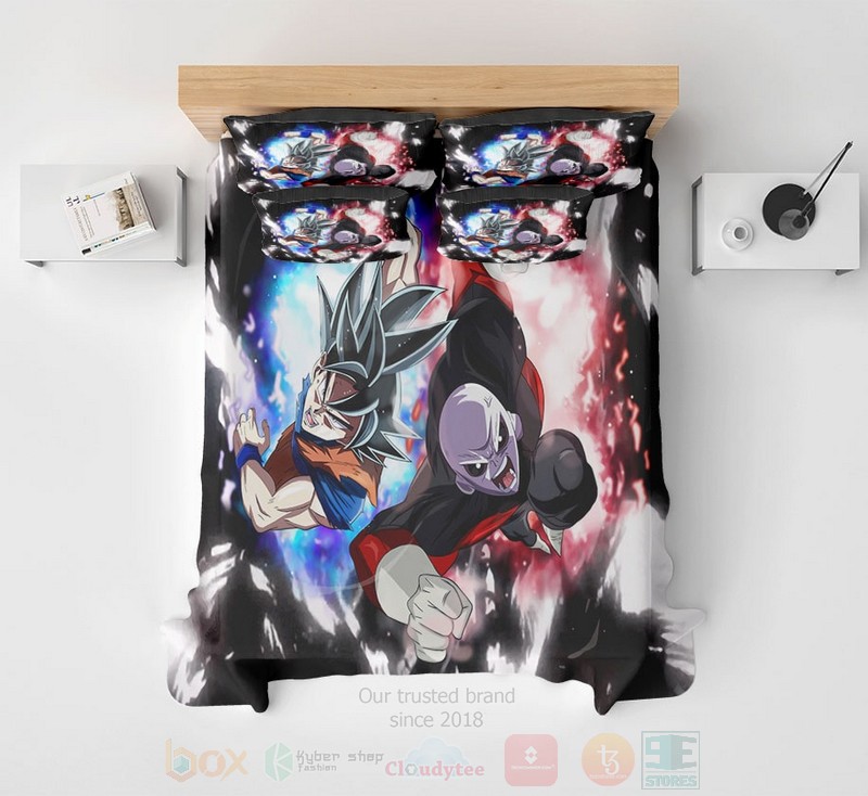 Goku Jiren Petaliferous Microfiber Blend Cool Bedding Set 1