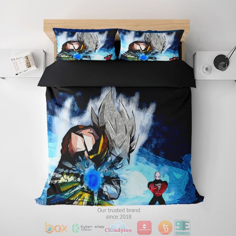 Goku Jiren Saiyan Art Double Brushed DBZ Bedding Set