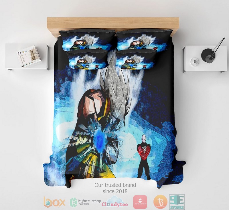 Goku Jiren Saiyan Art Double Brushed DBZ Bedding Set 3 Goku Jiren Saiyan Art Double Brushed DBZ Bedding Set 1 2