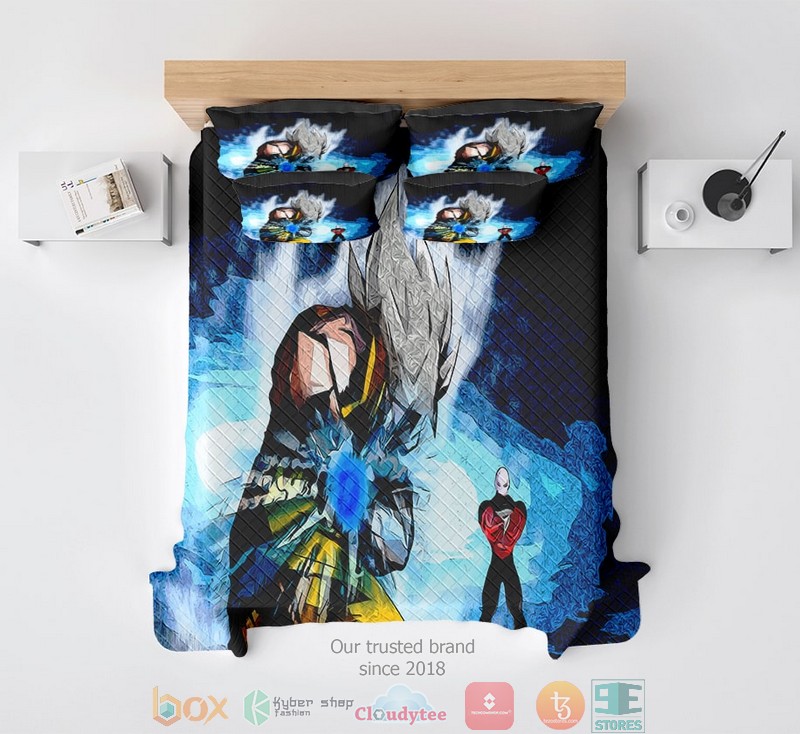 Goku Jiren Saiyan Art Double Brushed DBZ Bedding Set 4 Goku Jiren Saiyan Art Double Brushed DBZ Bedding Set 1 2 3