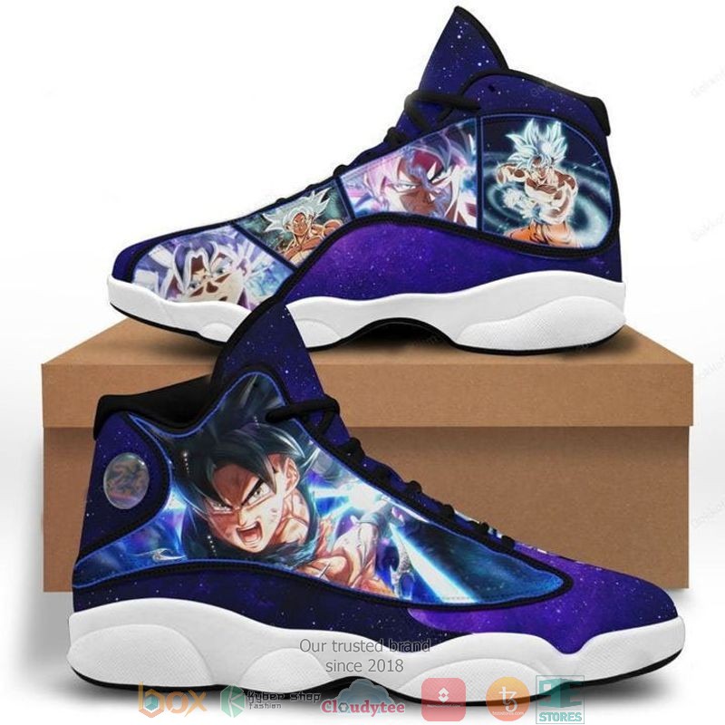Goku Ultra Instinct Dragon Ball Air Jordan 13 Sneaker Shoes 1 Goku Ultra Instinct Dragon Ball Air Jordan 13 Sneaker Shoes