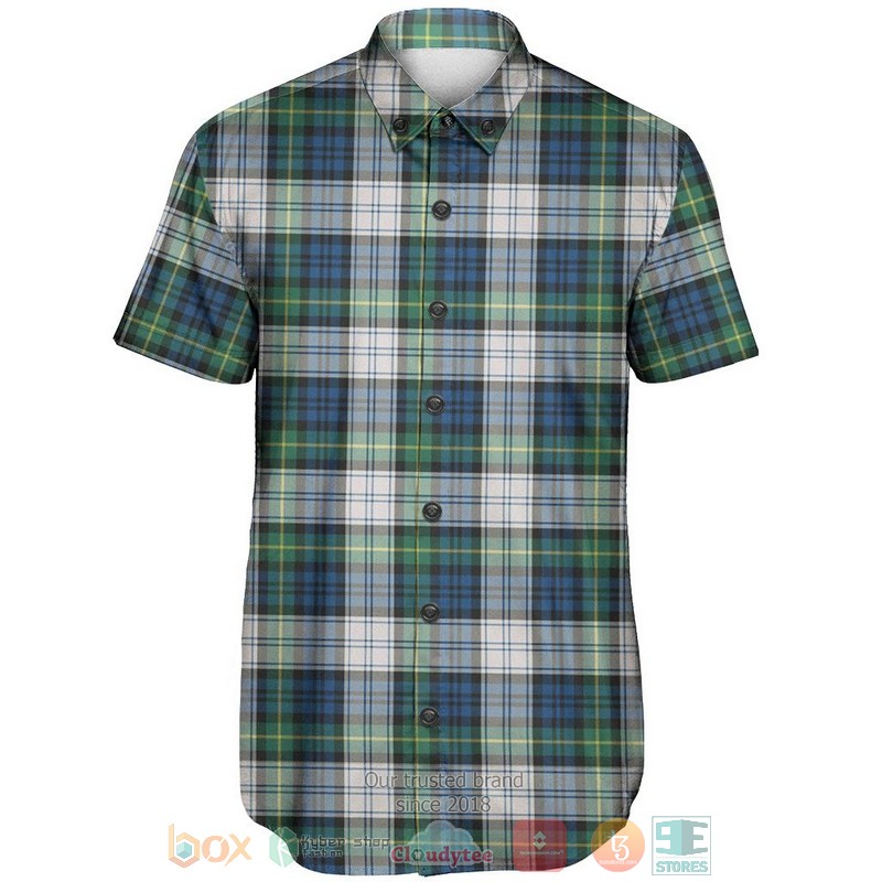 NEW Gordon Dress Ancient Tartan Hawaii Shirt 2 Gordon Dress Ancient Tartan Hawaiian Shirt 1