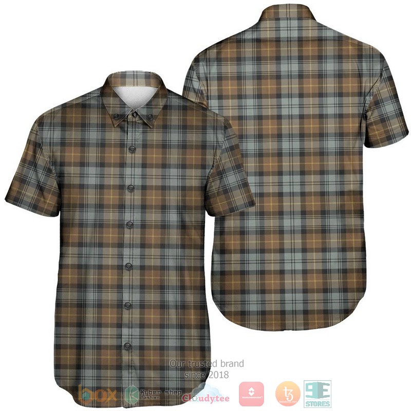 Gordon Weathered Tartan Hawaiian Shirt