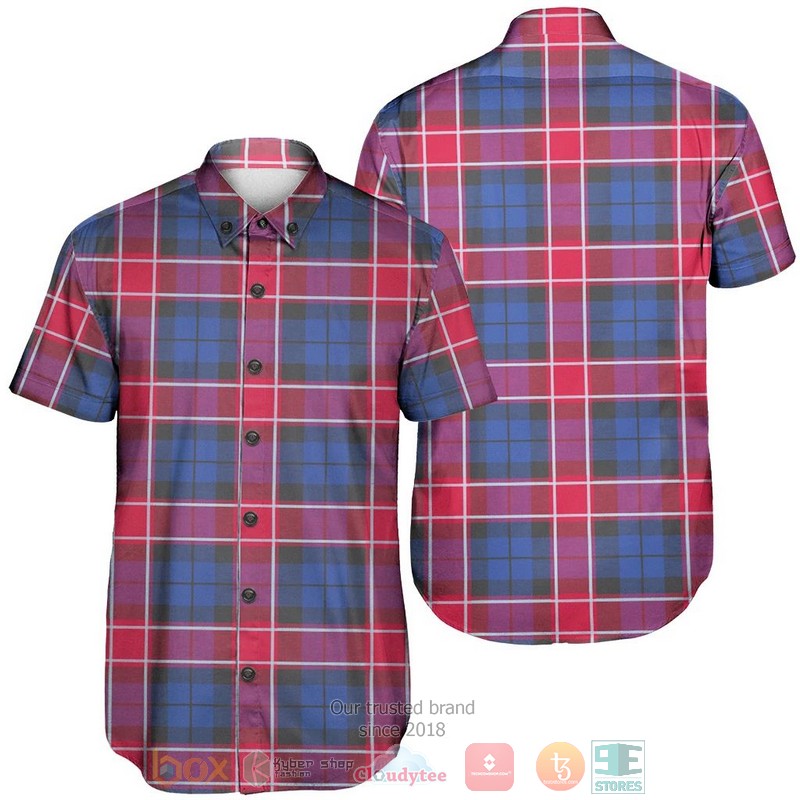 Graham of Menteith Red Tartan Hawaiian Shirt