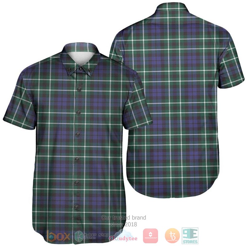 Graham of Montrose Modern Tartan Hawaiian Shirt