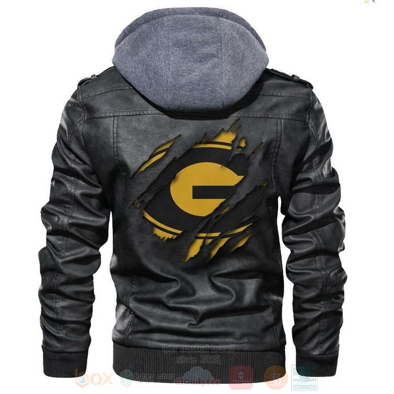 Grambling State Tiger NCAA Black Motorcycle Leather Jacket
