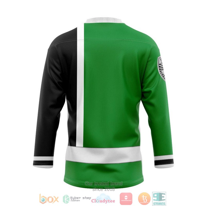 Green Ranger S.P.D Hockey Jersey Shirt 2 Green Ranger S P D Hockey Jersey Shirt 1