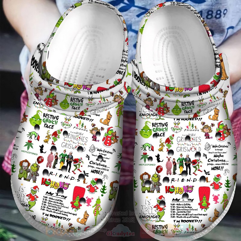 Grinch Christmas Crocband Crocs Clog Shoes